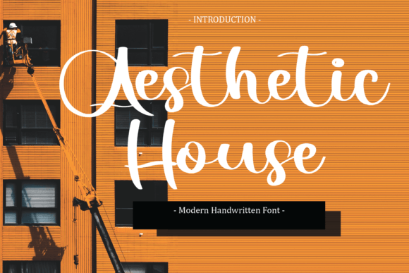 Aesthetic House Font: An Elegant Handwritten Script for Digital Communication