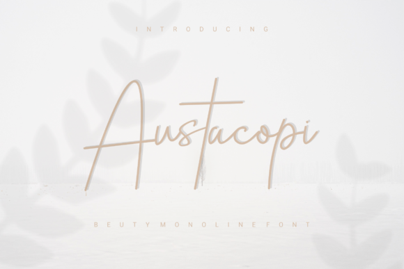 Austacopi: A Thin Handwritten Font Perfect for Digital Design