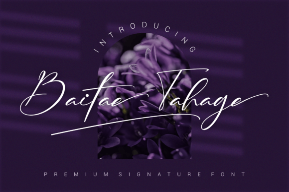 Baitae Tahage: The Bold Script Font for Branding