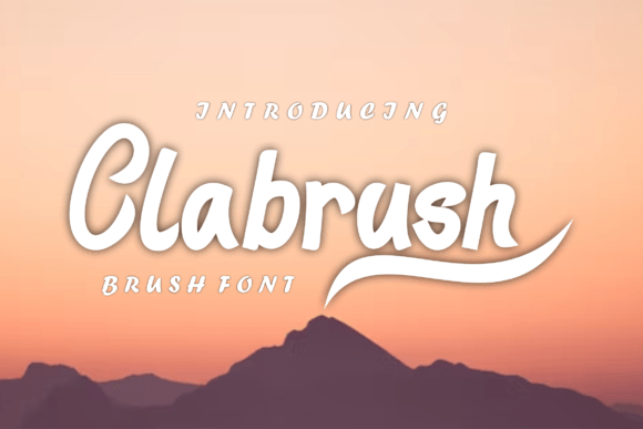 Clabrush: A Casual Script Font Review for Creative Projects