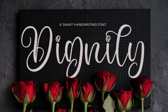 Dignity: A Handwritten Font Designed for Modern Brand Elegance