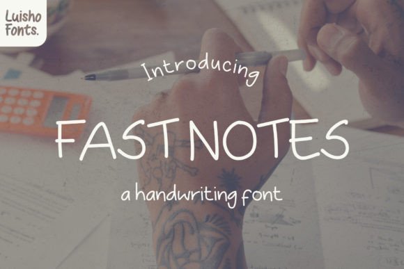 Fast Notes Review: A Modern Script Font for Clean Branding