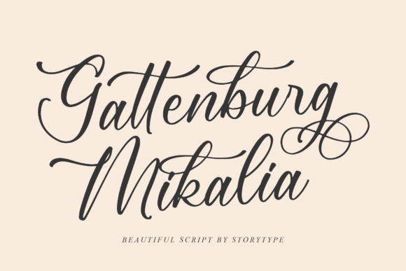 Gattenburg Mikalia: A Script Font for Elegant Branding