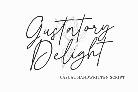 Gustatory Delight: A Stylish Font for a More Polished Brand
