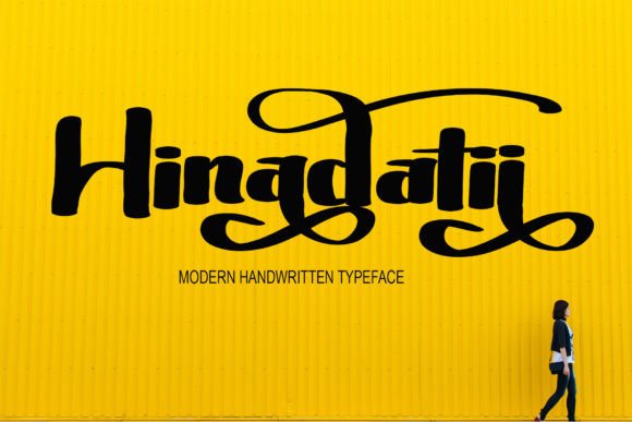 Hinadati: A Handwritten Font for Modern Campaigns