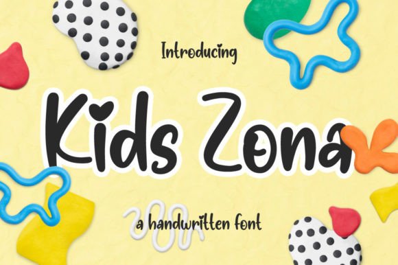 Kids Zona: A Handwritten Font for Authentic Digital Design