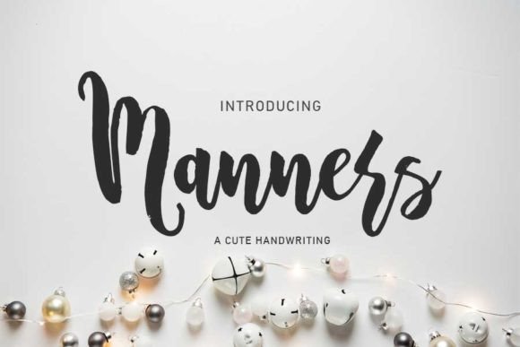 Manners Font: Bringing Romantic Style to Digital Layouts