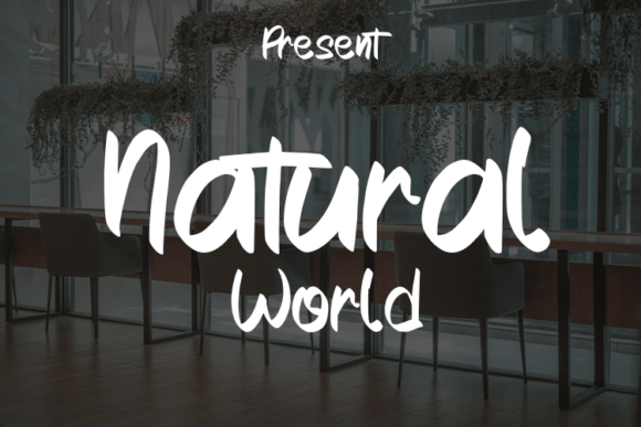 Natural World: When a Script Font Feels Like an Illustration