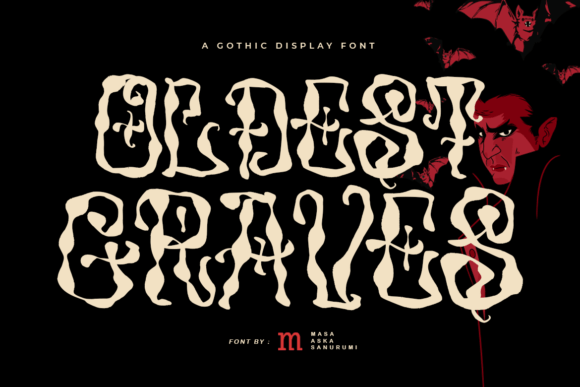 Oldest Graves: A Display Font for Your Creepiest Crafts