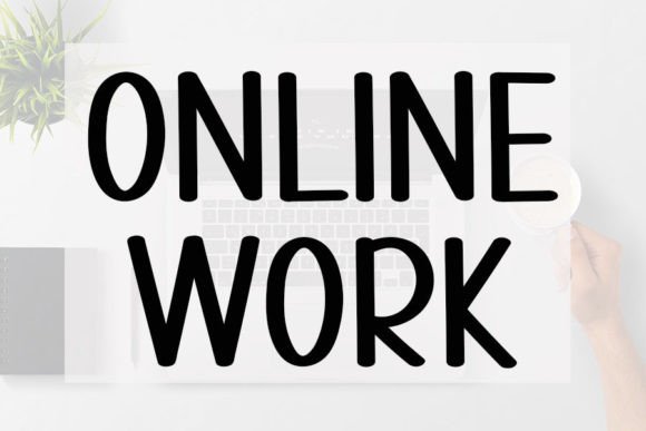 Online Work: A Handwritten Font for Authentic Digital Design
