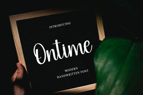 Ontime: A Distinct Handwritten Font for Modern Marketers