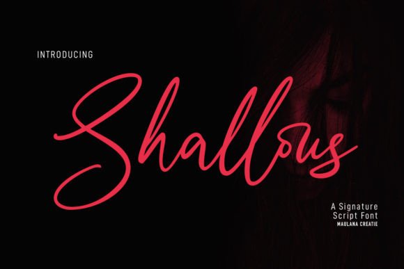 Shallous: A Modern Script Font For Adding Warmth To Your Brand