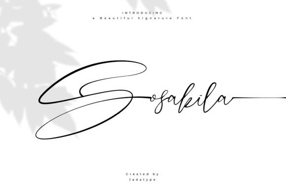 Sosakila: The Delicate Script Font for Modern Digital Brands