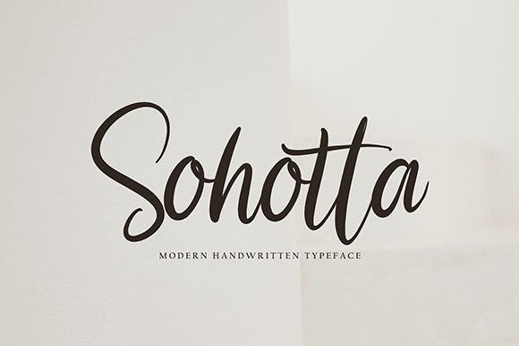 The Sohotta Font: Your Secret Ingredient for Elegant Handmade Products