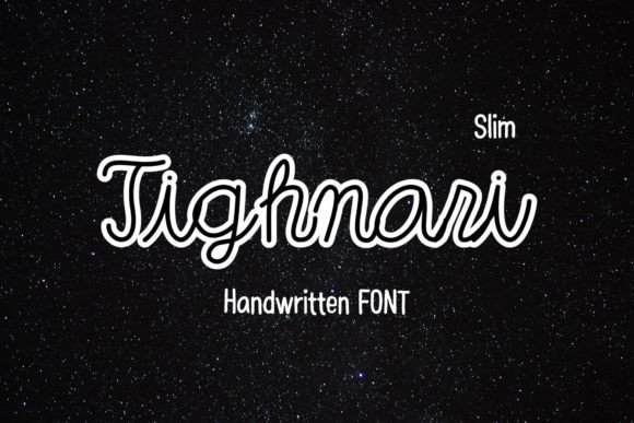 Tighnari Slim: A Casual Font That Clicks With Campaigns