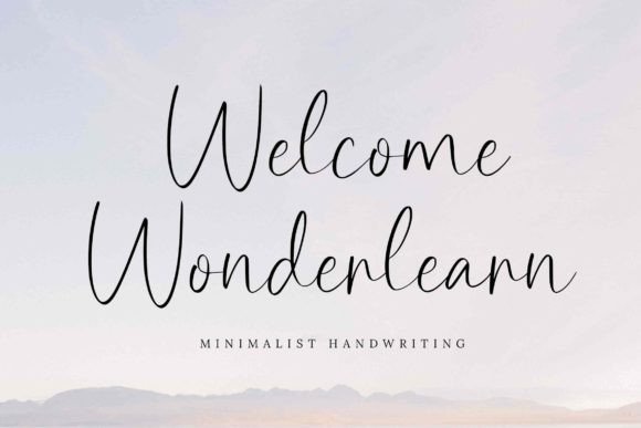 Welcome Wonderlearn: An Elegant Font for Editorial Mood
