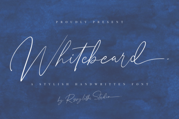 Whitebeard: A Crafters' Handwritten Typeface