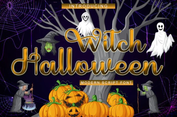 Witch Halloween: A Friendly Handwritten Font for Crafters